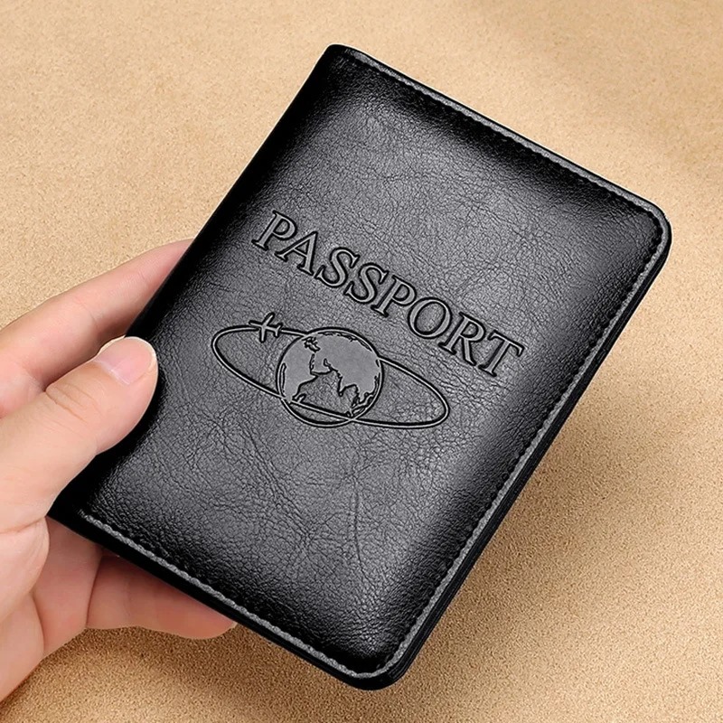 Travel Accessories Rfid - 유니섹스 정품 가죽 여권 커버 RFID