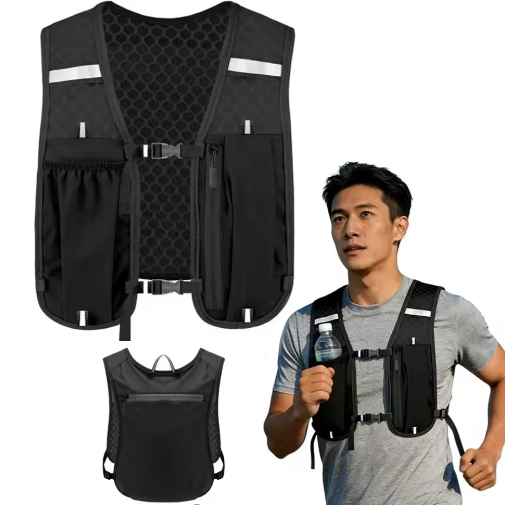 Hydration Pack Backpack - 여성 및 남성용 러닝 하이드레이션 조끼,