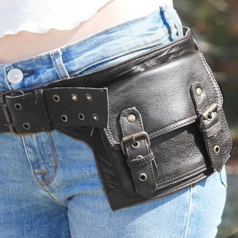 Travel Accessories For Europe - 중세 Steampunk PU 가죽 유틸리티 벨트