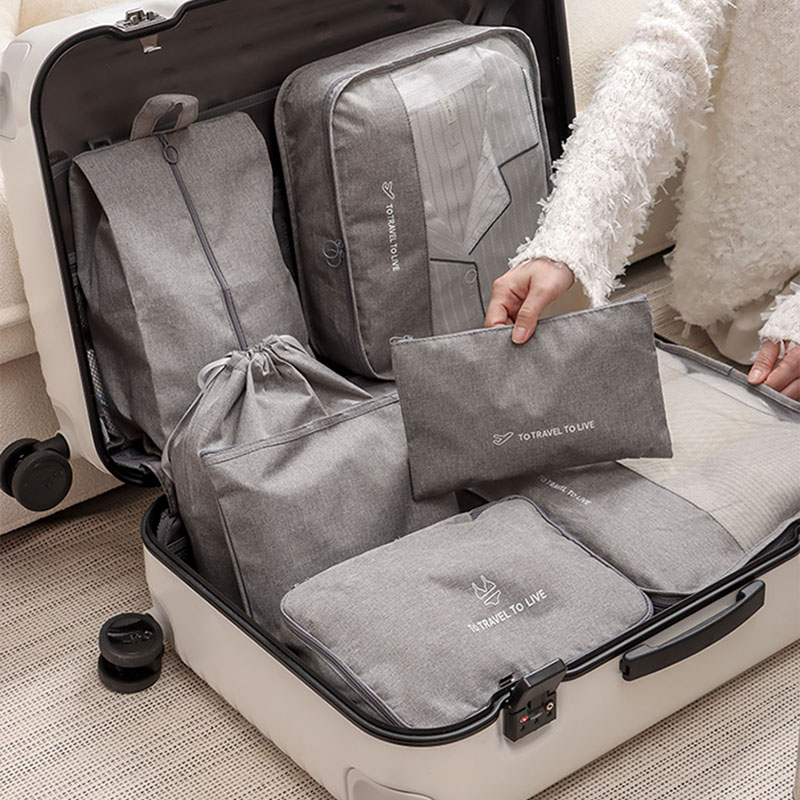 Travel Accessories Kit For Men - 남녀공용 7종 여행용 짐 정리 큐브