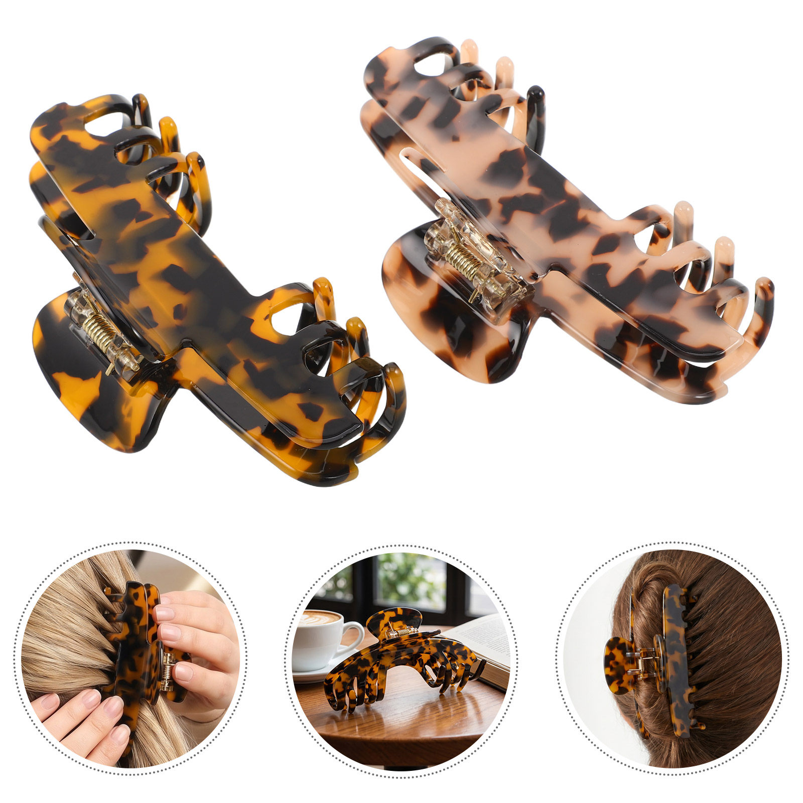 Travel Yoga Accessories - 여성용 포니테일 고정 캡, 신축성 있는