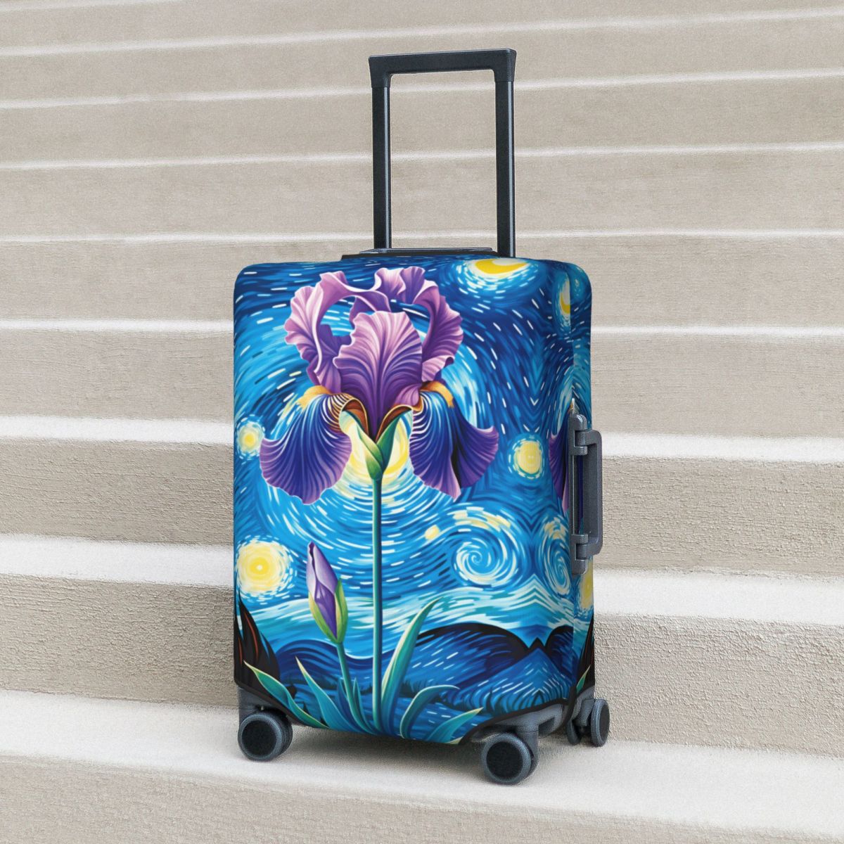 Travel Van Accessories - 반 고흐의 별이 빛나는 밤 배경이