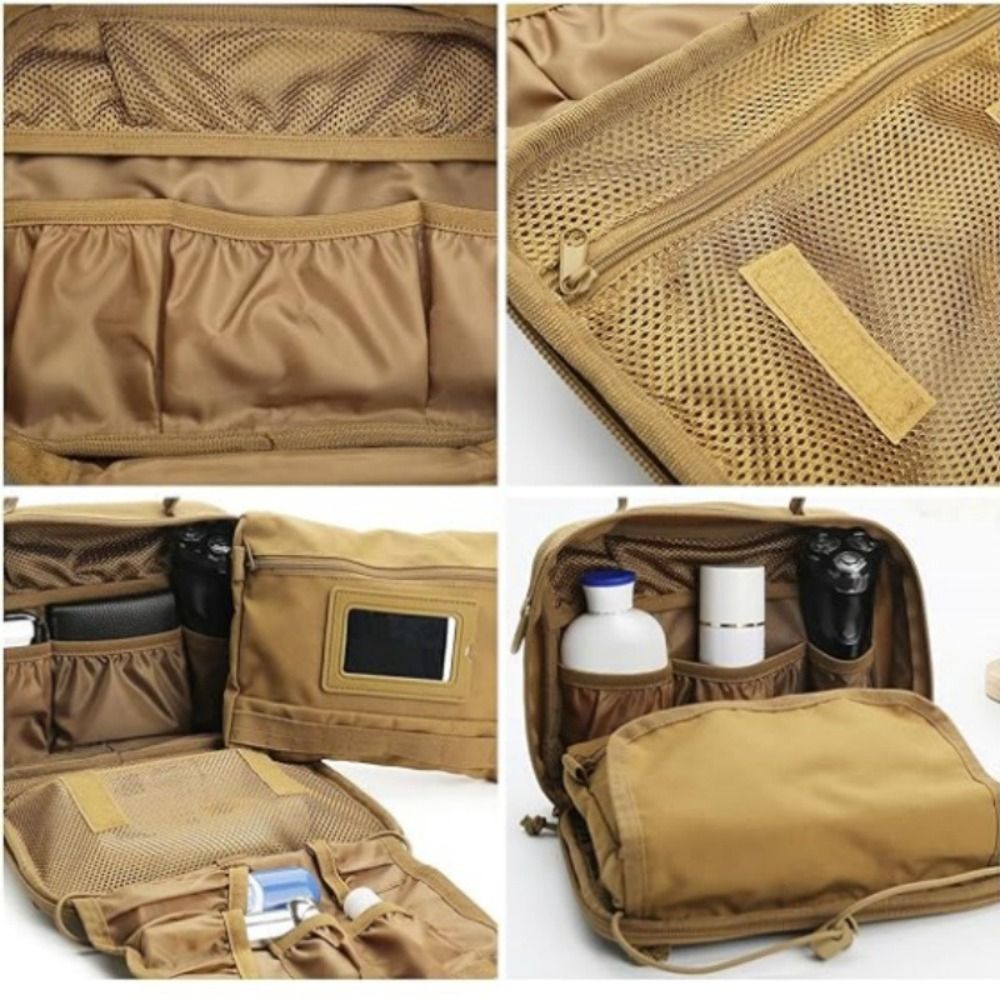 Travel Accessories Kit For Men - 남성용 걸이식 세면도구 가방, 다용도 포켓