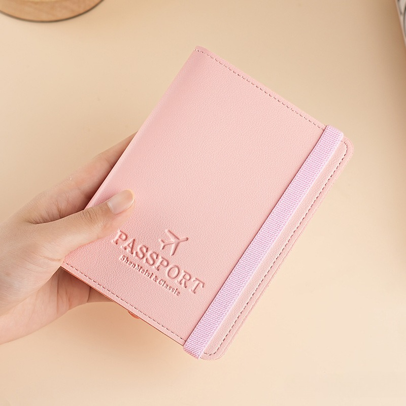 Travel Accessories Rfid - PU 가죽 여권 커버, 다기능 여행