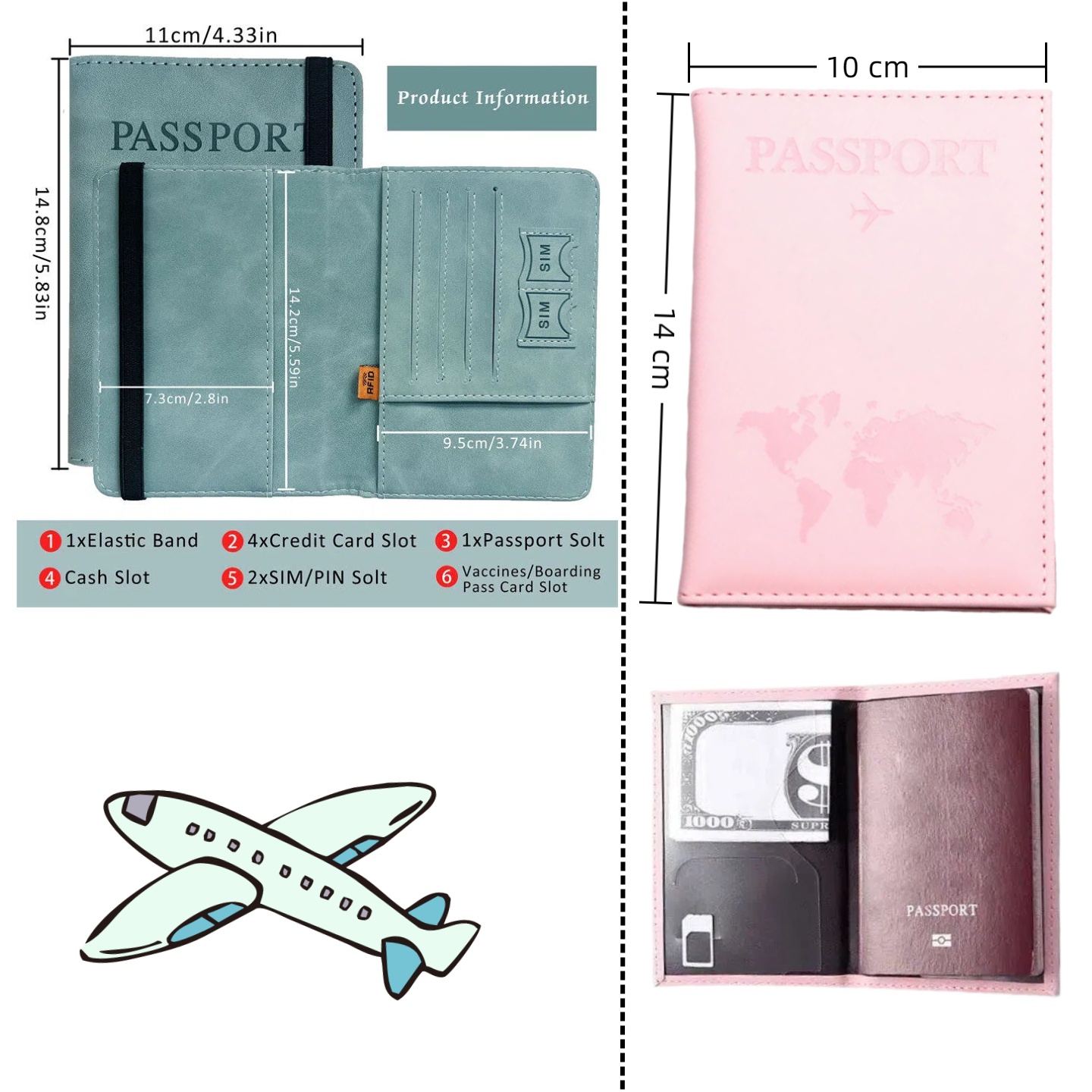 Travel Accessories Rfid - 여성 및 남성용 빈티지 RFID 여권
