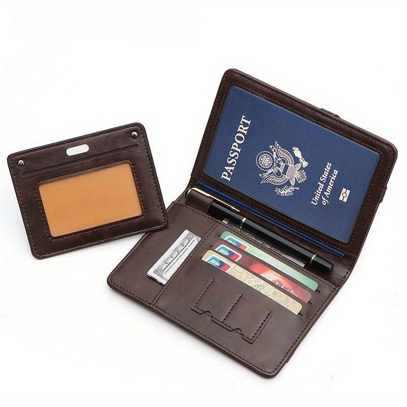 Travel Accessories Rfid - 1PC 경량 여권 지갑 RFID 차단