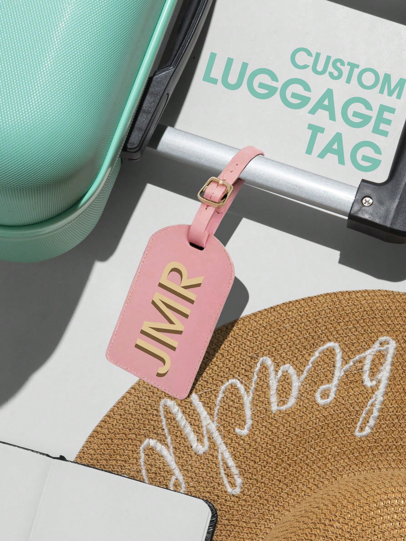 개인 맞춤 이니셜 러기지 태그, PU 가죽 여행 가방  - Travel Accessories Gifts 리뷰 및 가격