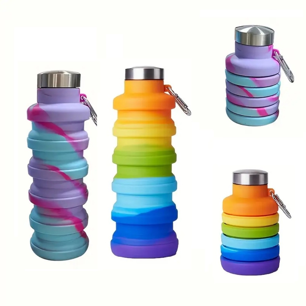 500ml 접이식 실리콘 물병 누수 방지 휴대용 경량  - Water Bottle Collapsible 리뷰 및 가격