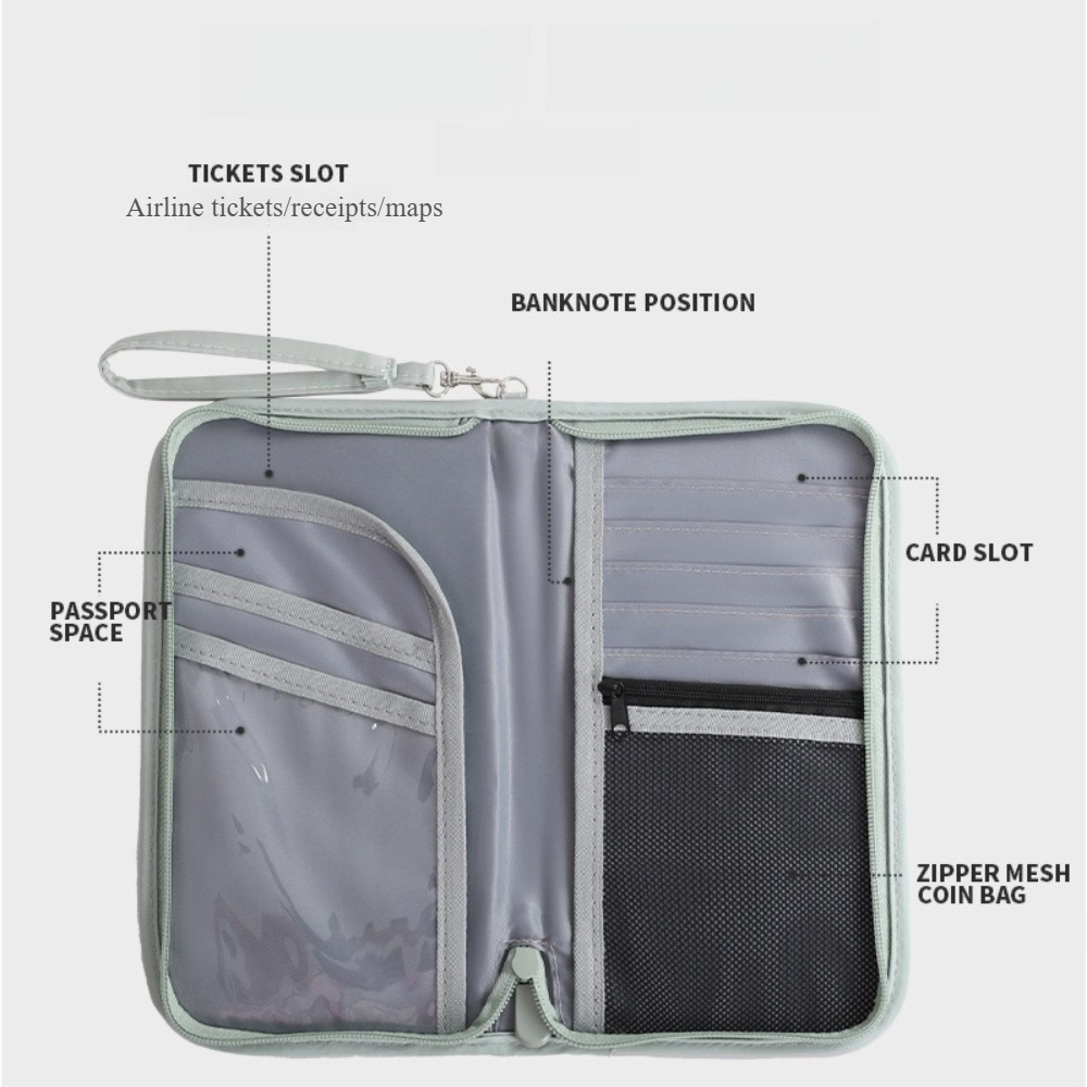 휴대용 보딩 여권 가방 다기능 RFID 차단 가족 여권 - Travel Accessories Rfid 리뷰 및 가격