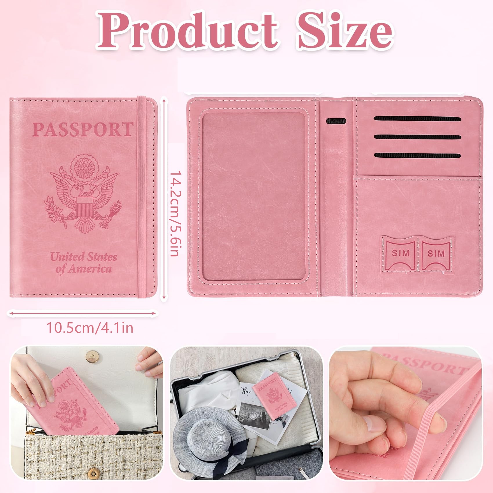 여행용 여권 케이스, RFID 차단 여권 커버 케이스, - Travel Accessories Rfid 리뷰 및 가격