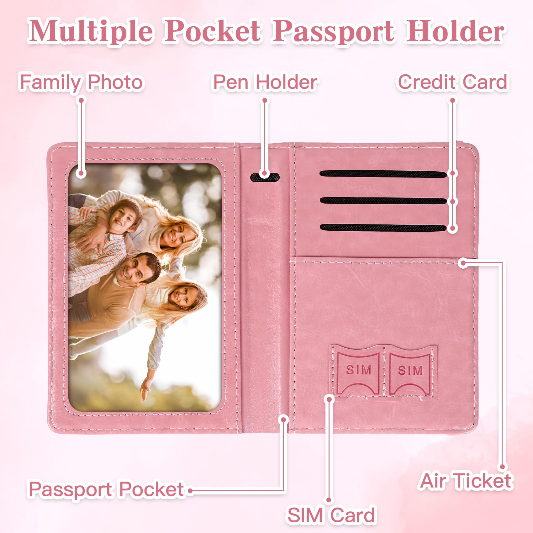 여행용 여권 케이스, RFID 차단 여권 커버 케이스, - Travel Accessories Rfid 리뷰 및 가격
