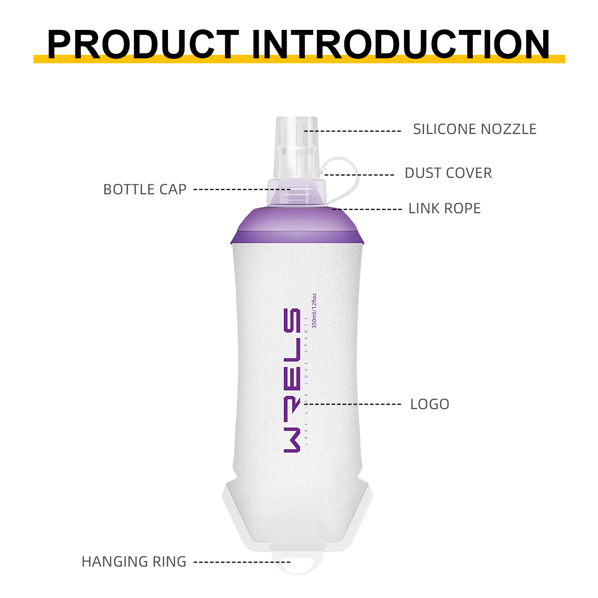 WRELS 야외 스포츠 물병 캠핑 러닝 자전거 소프트  - Water Bottle Collapsible 리뷰 및 가격