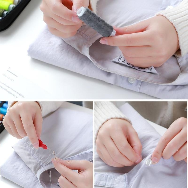 휴대용 재봉 키트 미니 여행 가정용 재봉 상자 세트,  - Travel Accessories Kit For Men 리뷰 및 가격