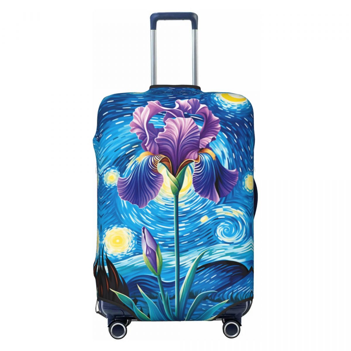 반 고흐의 별이 빛나는 밤 배경이 있는 아이리스 무늬  - Travel Van Accessories 리뷰 및 가격