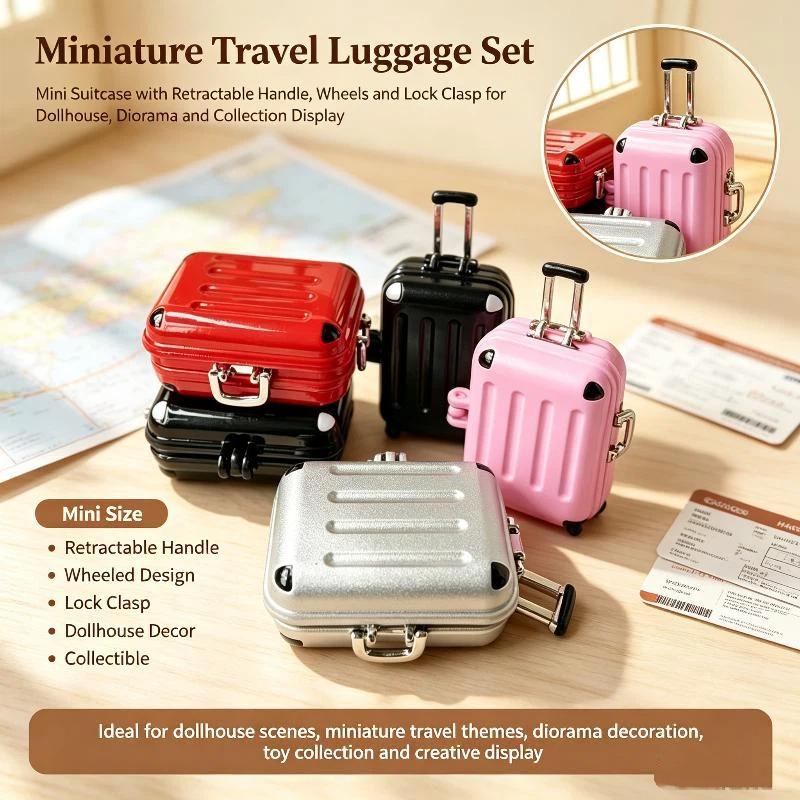 1Pcs 귀여운 홈 장식 액세서리 1:12 스케일 인형 - Travel Accessories For Europe 리뷰 및 가격
