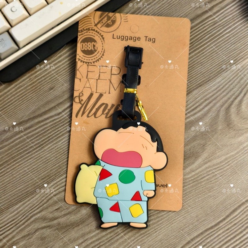 크레용신짱 만화 애니메이션 캐릭터 패션 러기지 태그 귀 - Travel Accessories Gifts 리뷰 및 가격