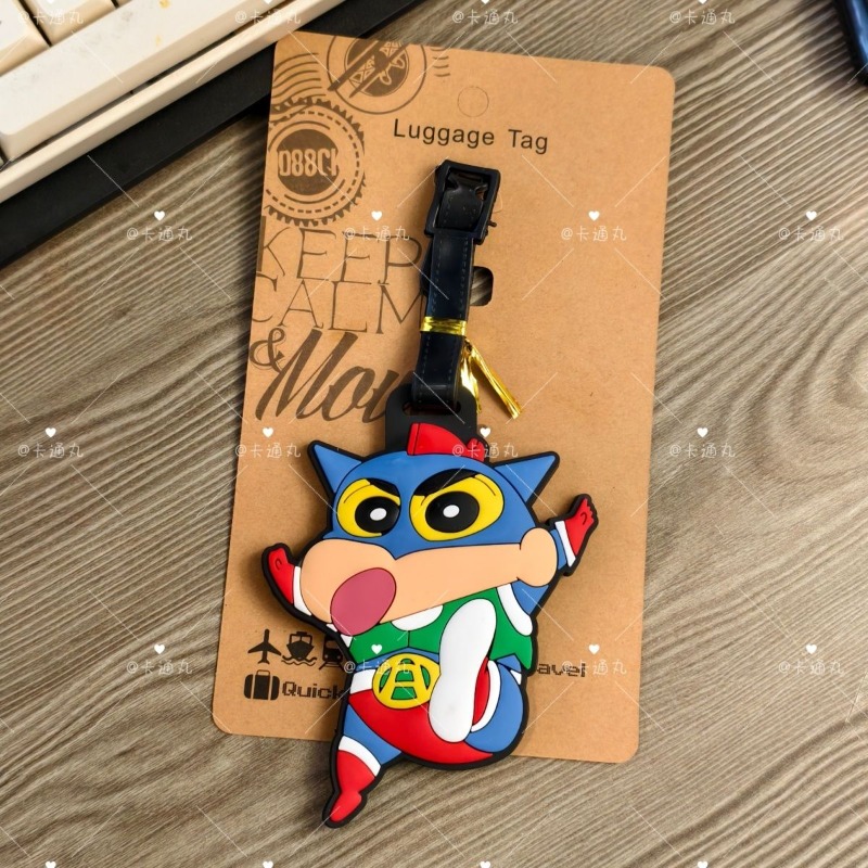 크레용신짱 만화 애니메이션 캐릭터 패션 러기지 태그 귀 - Travel Accessories Gifts 리뷰 및 가격