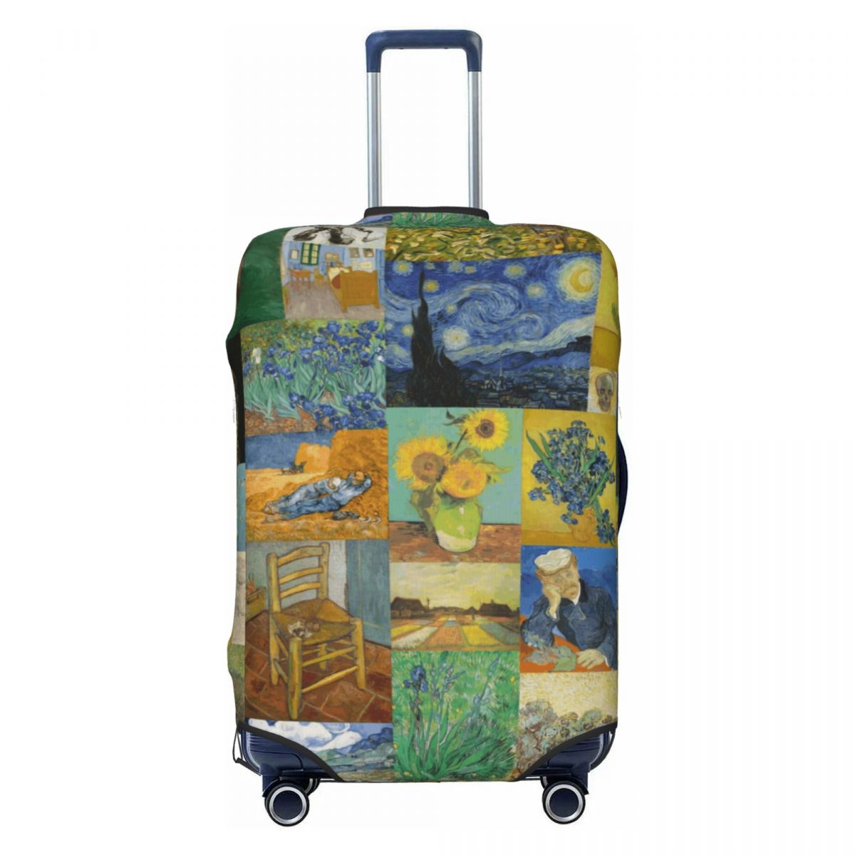 맞춤형 빈센트 반 고흐 그림 콜라주 여행가방 커버 탄성 - Travel Van Accessories 리뷰 및 가격
