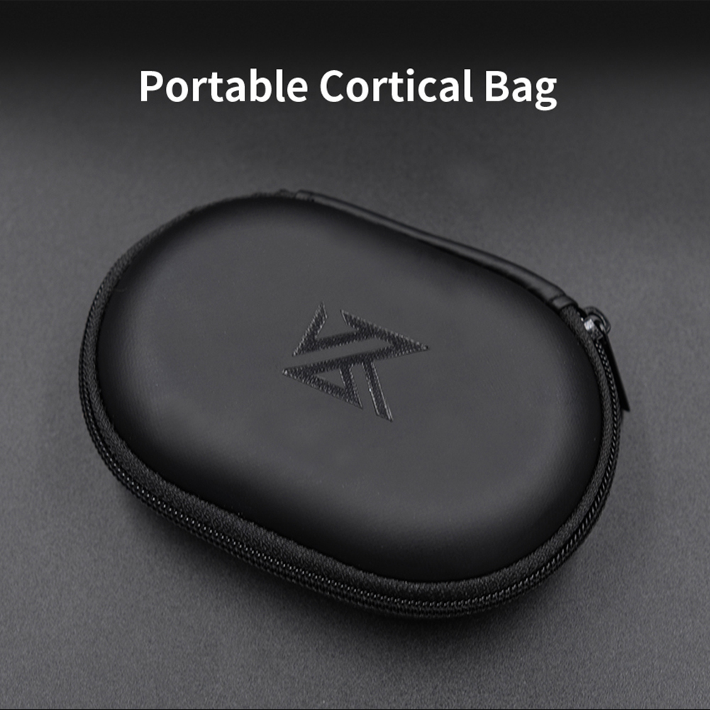 1-10PCS KZ 이어폰 케이스 PU 가죽 타원형 헤 - Travel Accessories Box 리뷰 및 가격
