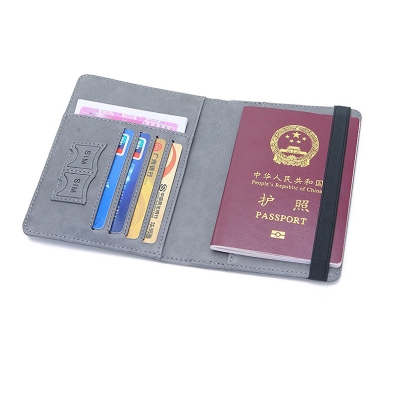 탄성 밴드 가죽 여권 커버 RFID 차단 카드 여행 여 - Travel Accessories Rfid 리뷰 및 가격