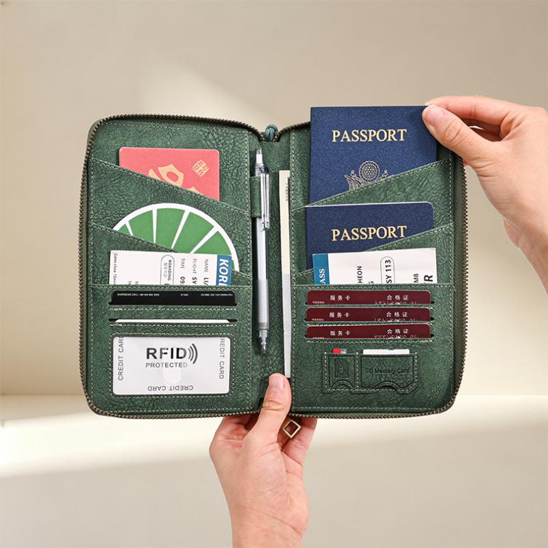 RFID 차단 여권 홀더 다기능 여행 문서 정리함 티켓 - Travel Accessories Rfid 리뷰 및 가격