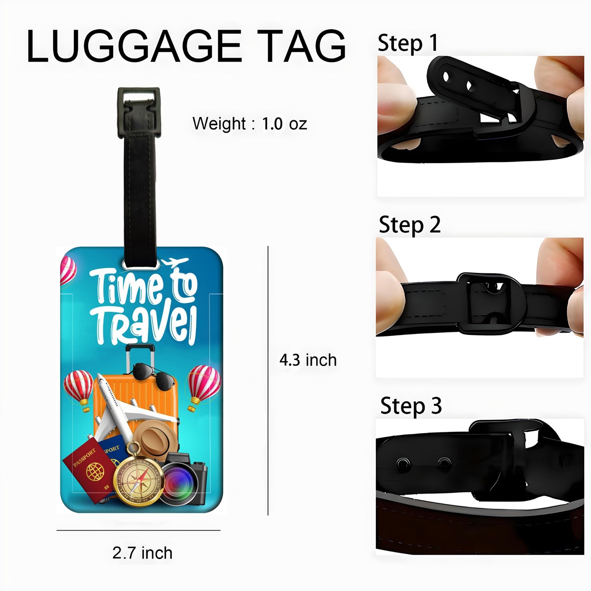 여행 스타일 러기지 태그 남녀 공용 여행 가방 라벨 클 - Travel Accessories Kit For Men 리뷰 및 가격