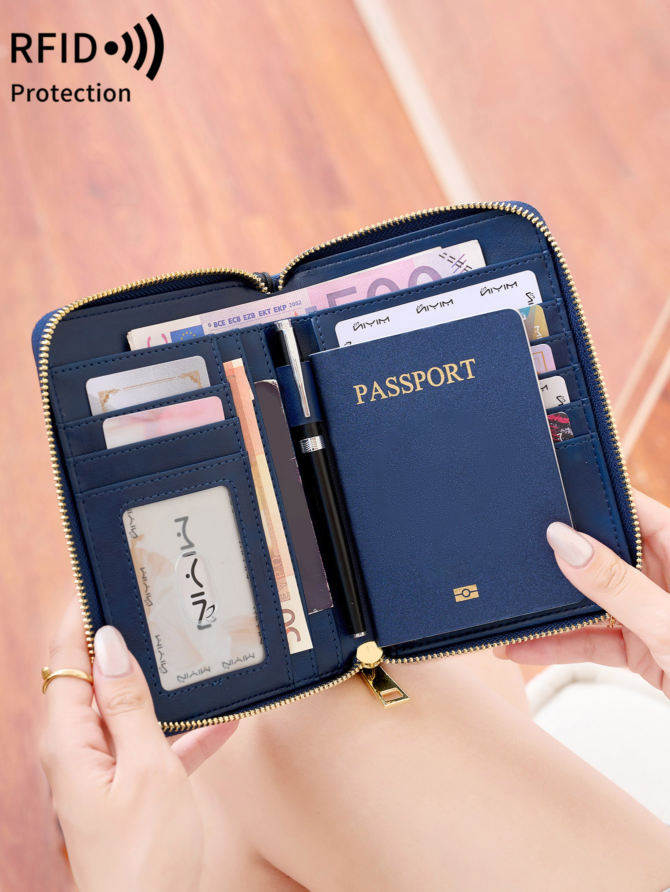 RFID 차단 여권 홀더, 이중 접이식 여행 지갑, 남 - Travel Accessories Rfid 리뷰 및 가격
