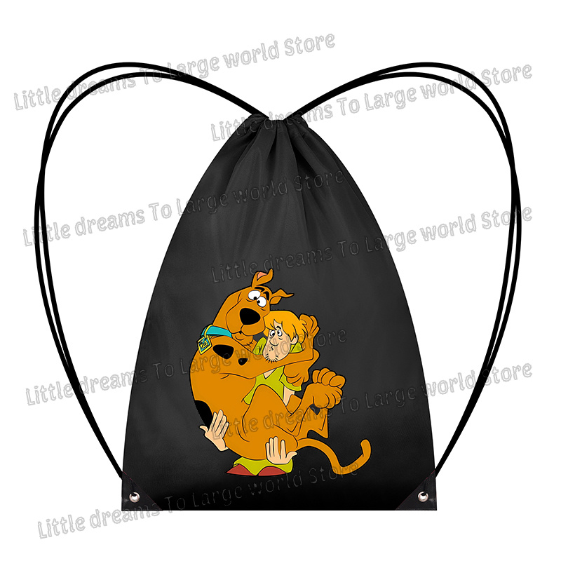 스쿠비 두 드로스트링 수납 가방 멋진 만화 개 포켓 백 - Travel Accessories Box 리뷰 및 가격