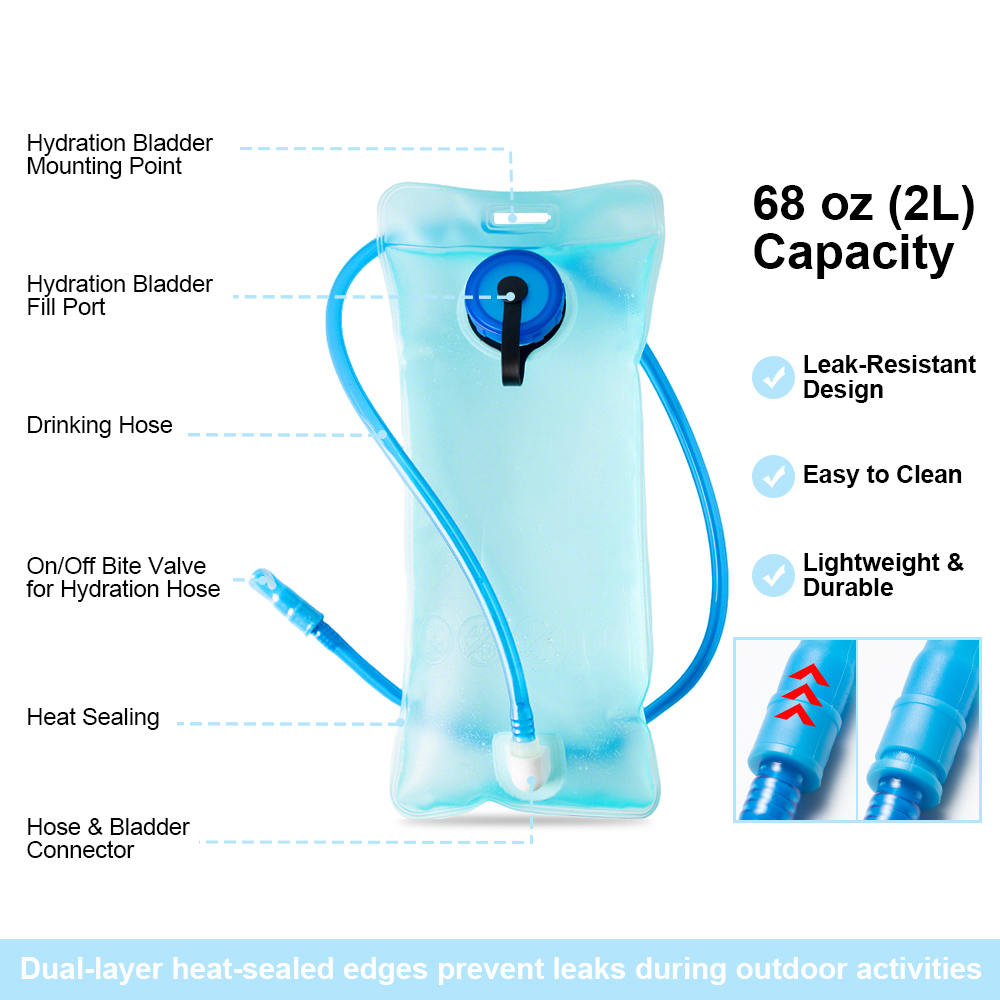 2L 물주머니가 포함된 수화 배낭 수화 팩, 사이클링  - Hydration Pack Backpack 리뷰 및 가격