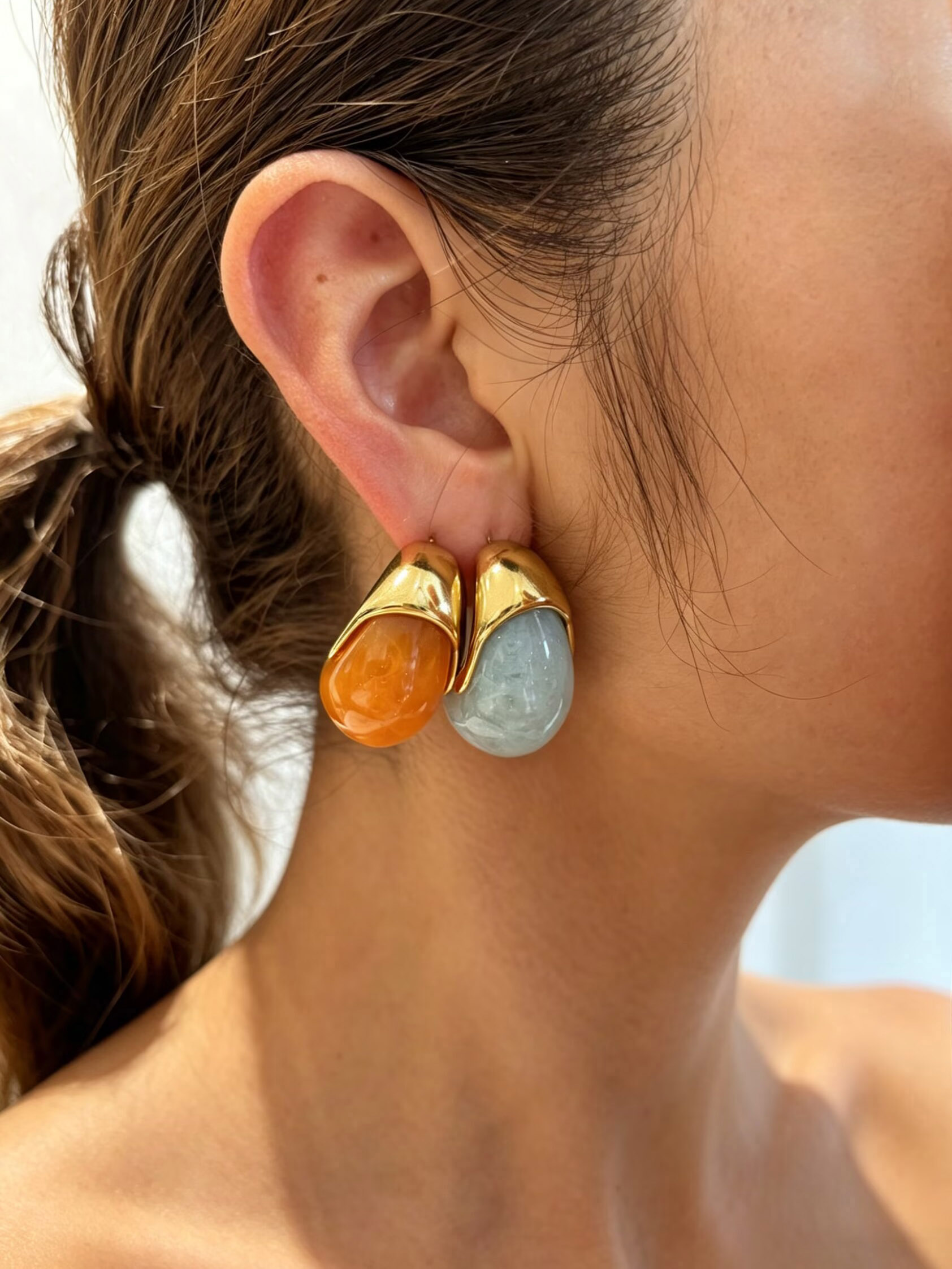 GHIDBK 빈티지 독특한 디자인 투명 컬러 수지 귀걸 - Travel Accessories Dropshipping 리뷰 및 가격