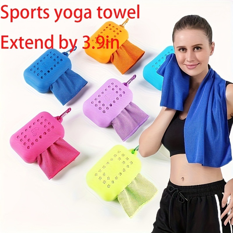 작은 실리콘 아이스 타월 콜드 스포츠 쿨링 아이스 콜드 - Travel Yoga Accessories 리뷰 및 가격