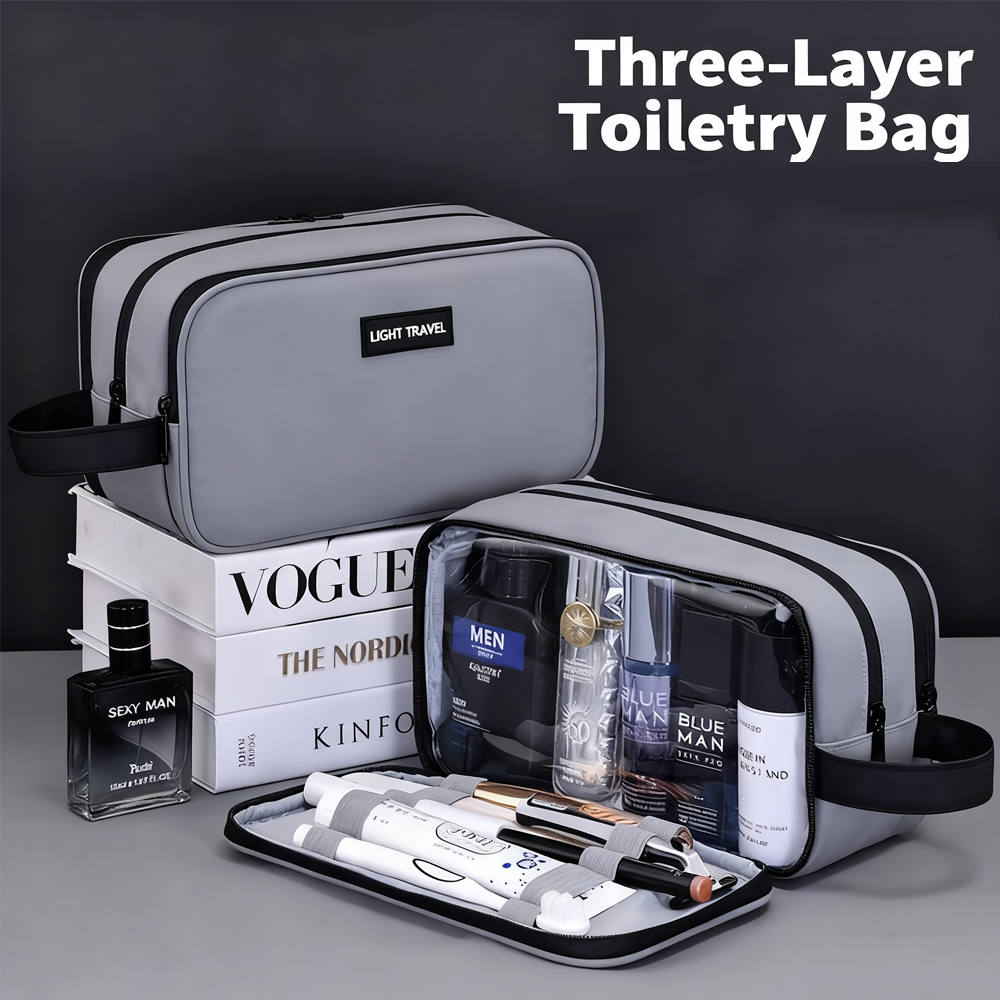 남성용 세면도구 가방 1개, 여행용 세면도구 정리함,  - Travel Accessories Kit For Men 리뷰 및 가격
